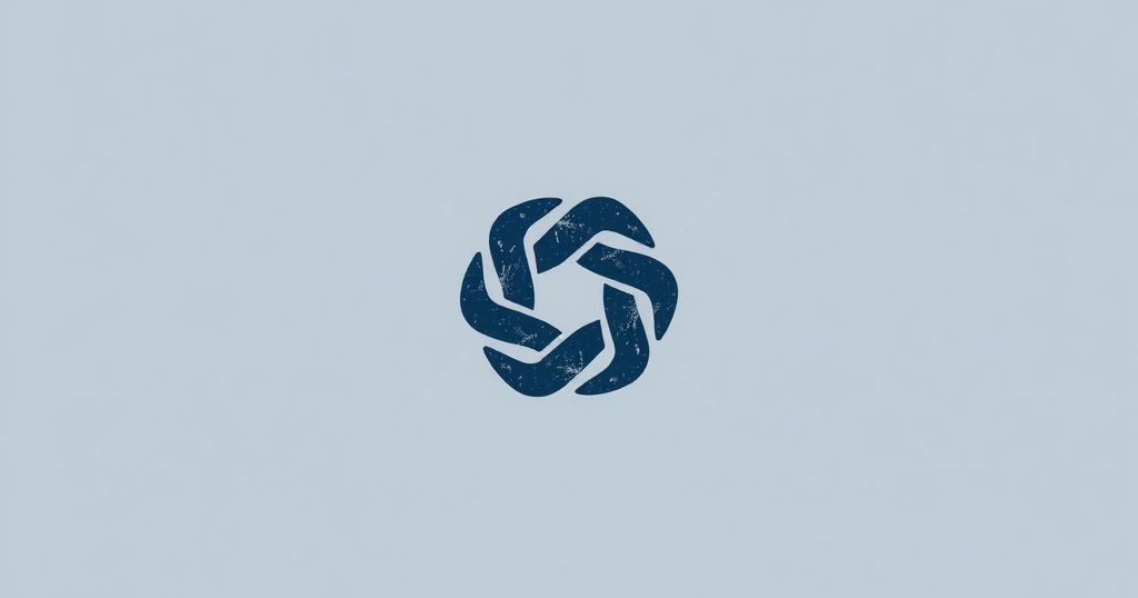 Symbolic representation of unity, featuring two flags entwined with a gray background and a focus on cooperation.