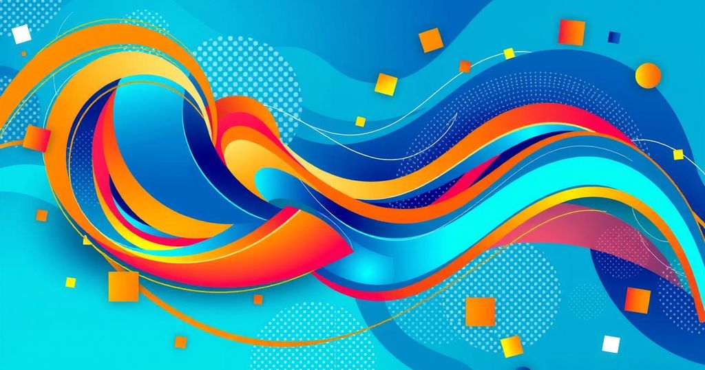 Colorful, vibrant abstract design symbolizing media partnership and entertainment expansion in Mena and Turkey.